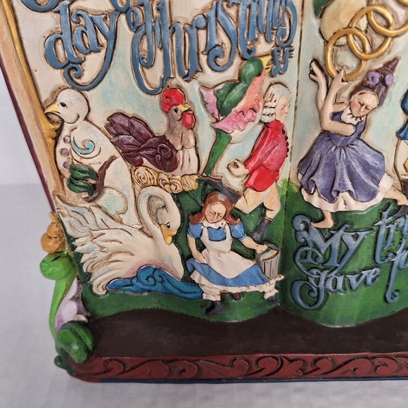 Jim Shore Golden Rings Silly Things 12 Days Of Christmas Songbook Detail Figure - Picture 5 of 11